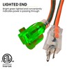 GoGreen Power (GG-13800) 14/3 SJTW Outdoor Extension Cord, Lighted Extension Cord, 100 ft - 4 of 4