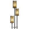 Robert Louis Tiffany Style Floor Lamp with USB Charging Port 3-Light 72" Tall Bronze Amber Art Glass Shade for Living Room Reading - 3 of 4