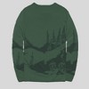 Men's Dr. Seuss The Grinch Scenic Sweater - Forest Green - 2 of 4