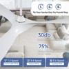 52 Inch Ceiling Fan No Light 3 Blades Low Profile Downrod Mount Ceiling Fans with Remote for Indoor/Outdoor  Patio Garage Living Room Bedroom - 4 of 4