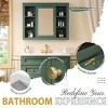 Bathroom Vanity Cabinets 36 Inches With Medicine Cabinet, Bathroom Floor Cabinets With 2 Soft Closing Doors And 4 Drawers-Cuddlewood - 3 of 4