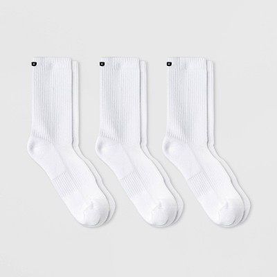 Pair of Thieves Men's 3pk CrewAthletic Socks - White 13-15