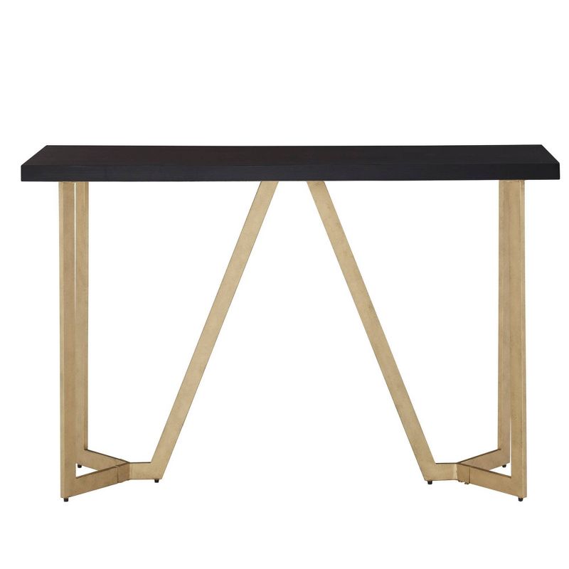 Karianne Metal Base Sofa Table Black/Gold - Inspire Q, 5 of 8