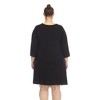 Plus Size Criss Cross Neckline Swing Dress - 3 of 4