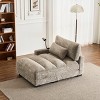 GDFStudio Rilara Modern Chenille Upholstered Recliner Chaise Lounge - 2 of 4