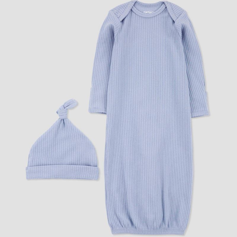 Carter's Just One You®️ Baby Boys' Nightgown - Blue, 1 of 5