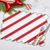 Saro Lifestyle Scallop Border Placemat (Set of 4) - 4 of 4