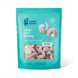 Large Tail Off Peeled & Deveined Raw Shrimp - Frozen - 41-50ct per lb/16oz - Good & Gather™