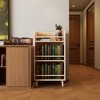 Lycvki Farmhouse Pine Solid Wood Bookshelf for Library Organizer - 3 of 4