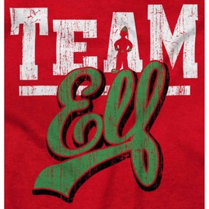 Christmas Team Elf Santa's Helper Graphic T Shirt Men or Women Brisco Brands - 1 of 4