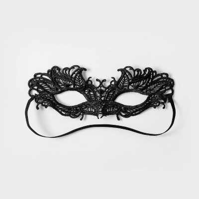 black lace masquerade dress