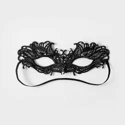 Adult Black Lace Masquerade Halloween Costume Mask - Hyde & EEK! Boutique™