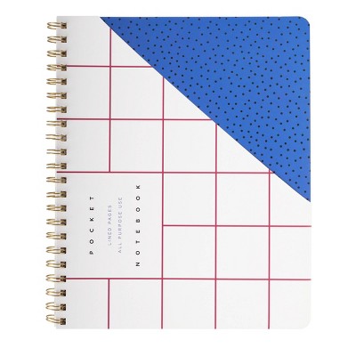 Fringe 160pg College Ruled Notebook With Elastic Closure Grid