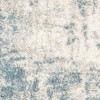 Hauteloom Tagas Abstract Gray Plush Rug - 4 of 4