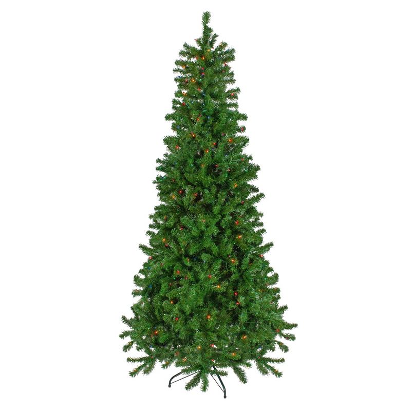 Northlight 7' Pre-Lit Norfolk Spruce Artificial Christmas Tree, Multi Lights, 1 of 7