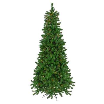 Northlight 7' Pre-Lit Norfolk Spruce Artificial Christmas Tree, Multi Lights