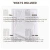 600 Thread Count Cotton Blend Deep Pocket Ultra Soft Fuzzy Sheet Set, Prime Bedding Sets for Bedroom, Cozy Winter Bedding for Luxury Decor Style, Machine Washable Fitted Sheet for Queen / King Size, Xmas Bedding - 4 of 4