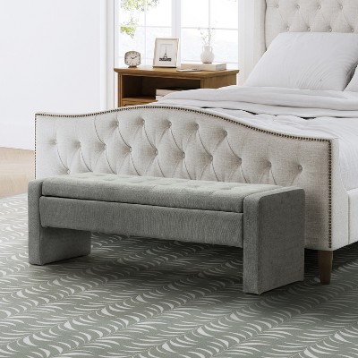 Jaime 55.1" Wide Storage Bench | ARTFUL LIVING DESIGN