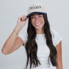 3D Puff Embroidered Mama Block Letters - Women's Corduroy Trucker Hat - 2 of 3