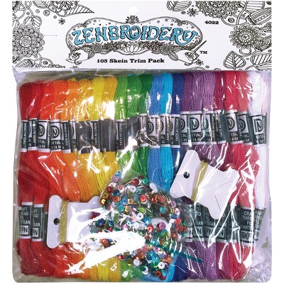 Design Works/Zenbroidery Stitching Trim Pack 105/Pkg-Value Pack