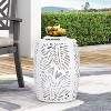 Dracelo Metal End Table -Large - 3 of 4