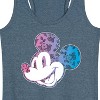 Women's - Disney - Mickey Floral Gradient Fill Graphic Racerback Tank - 2 of 4