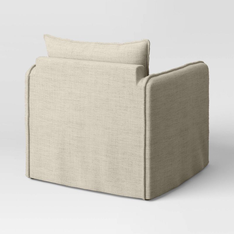 Berea Slouchy Lounge Chair with French Seams - Threshold™, 4 of 14