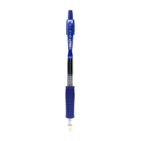 Pilot BL-G2-5 0.5mm Extra Fine Retractable Gel Rollerball Pens Blue 