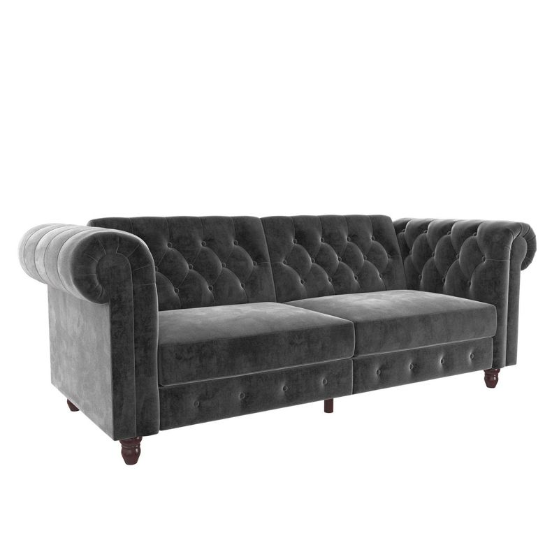 Finnley Velvet Upholstered Sofa Futon - Room & Joy, 1 of 11