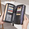 BEAFUP Women’s Wallet,RFID Blocking Wallet with Double Zipper & 12+ Card Slots - Large Capacity Travel Purse for Daily Use,and Shopping - 3 of 4