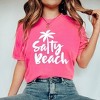 Simply Sage Market Women's Salty Beach Short Sleeve Garment Dyed Tee - 2 of 2