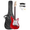 TopComfy Toy Guitars and String Instruments Rosewood Fingerboard Guitar Bag Shoulder Strap Pick Kids Fun For Kids, Red, 41.34"*16.93"*3.35" - 2 of 4