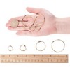 32pcs Twist Linking Rings, 4-Size Alloy Metal Connector Rings for Jewelry Making (Earrings, Necklaces, Bracelets) - 4 of 4