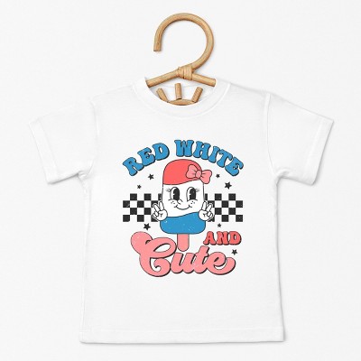 The Juniper Shop Red White And Cute Popsicle Toddler Short Sleeve Tee