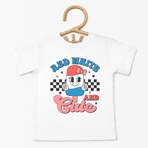 The Juniper Shop Red White And Cute Popsicle Toddler Short Sleeve Tee - 1 of 4