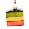 Cody Foster 2.0 Inch Rainbow Cookie Christmas Tree Ornament , Cake Almond Three Layers (1PC) - 3 of 4