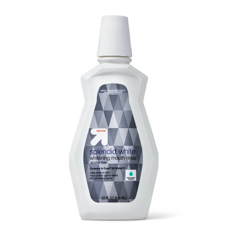Whitening Fresh Mint Mouth Rinse - 32oz - up &#38; up&#8482;, 1 of 5