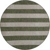 Unique Loom Outdoor Striped Distressed Stripe Striped Woven Area Rug - 2 of 4