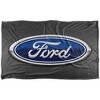 Kids' Ford Oval Logo Metallic Silky Touch Blanket White 36X58 - 2 of 4