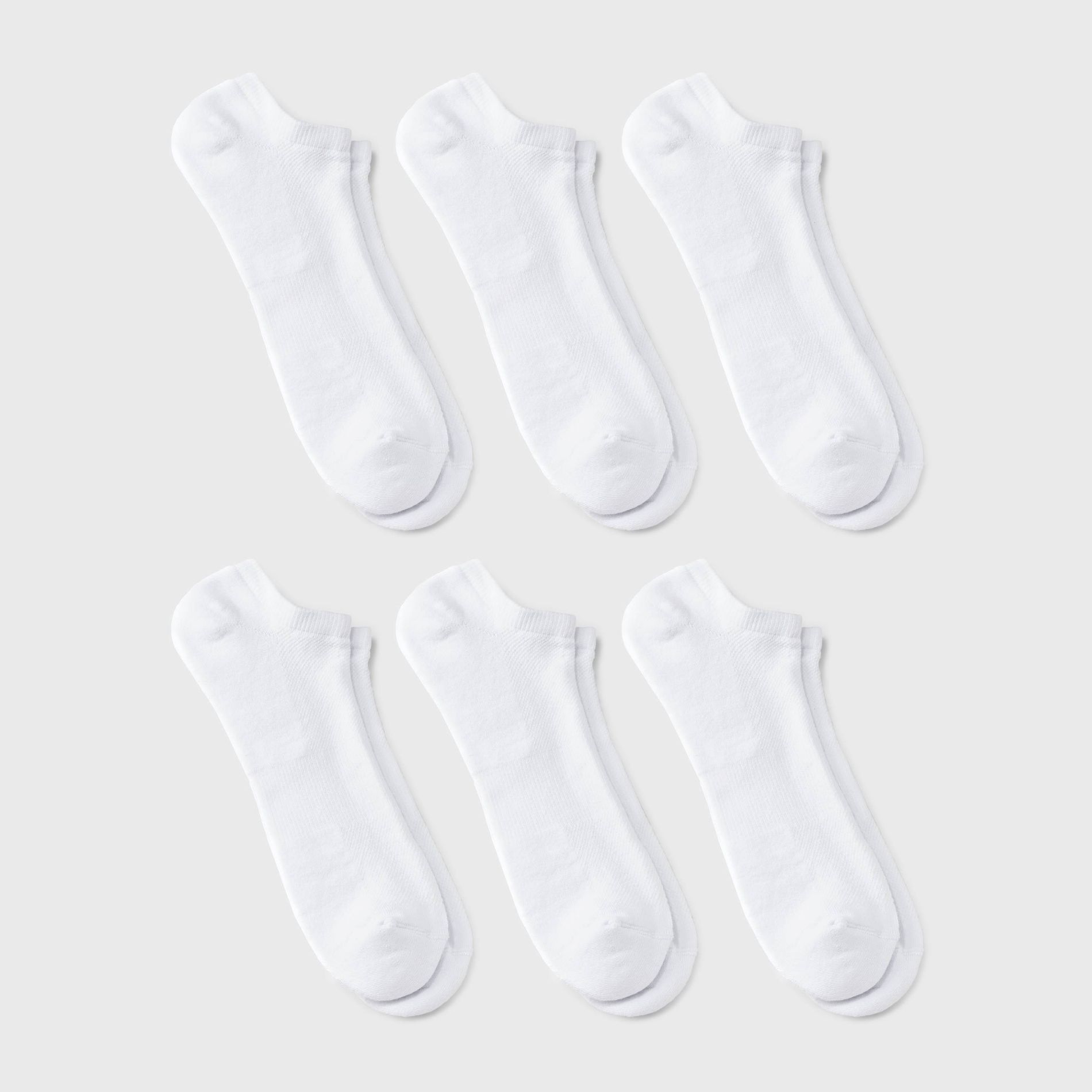 Men's Odor Resistant No Show Socks 6pk - Goodfellow & Co™ 6-12