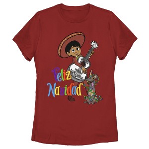Women's Coco Feliz Navidad T-Shirt - 1 of 4