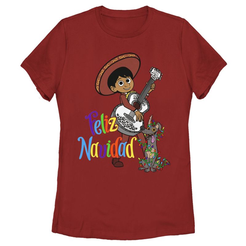 Women's Coco Feliz Navidad T-Shirt, 1 of 5