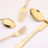 REGALWOVEN Stainless Steel Durable Rust-Proof Flatware Set Silver 20 Pcs - 3 of 4