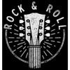 Boy's Lost Gods Rock & Roll Guitar Neck Badge T-Shirt - 2 of 4