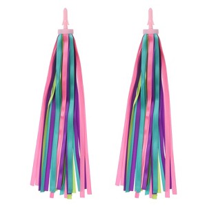 Unique Bargains Colorful Decoration Bike Accessories Handlebar Streamers 2 Pcs - 1 of 4