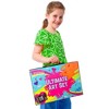 GirlZone Ultimate Art Set for Girls, 118-Piece Awesome Arts and Crafts Kit for Kids, Fun Girls Toys Age 7 Set & Kids - 2 of 4