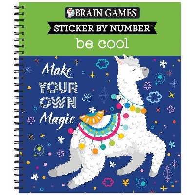 Brain Games - Sticker by Number: Ocean Treasures - 52nd Edition by  Publications International Ltd & New Seasons & Brain Games (Spiral Bound)