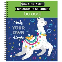 Brain Games - Sticker by Number: Be Cool - by  Publications International Ltd & New Seasons & Brain Games (Spiral Bound)