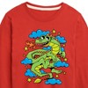 Boys' - Instant Message - I'm A Dragon In The Clouds Long Sleeve Graphic T-Shirt - 2 of 4