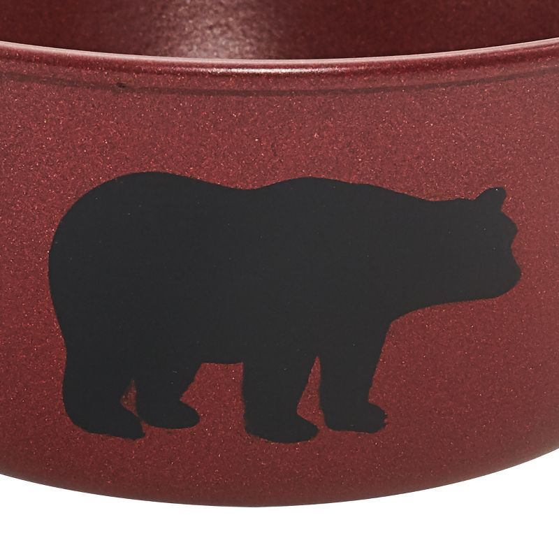 Park Designs Linville Enamel Bear Soup Bowl Set of 4, 3 of 4